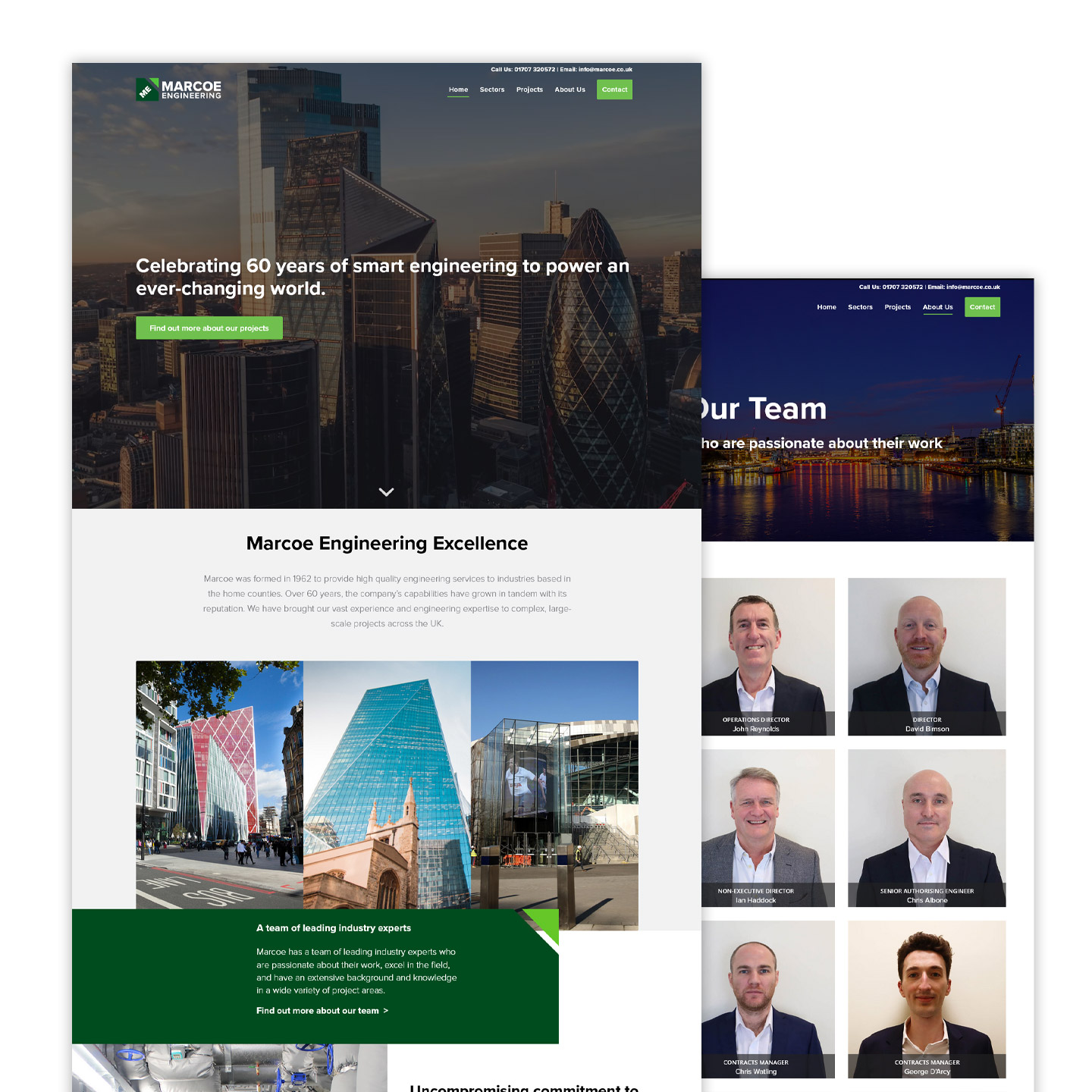 bespoke corporate website design